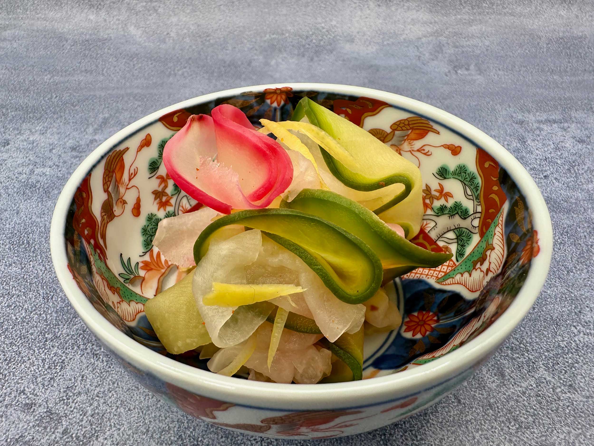 Quick Pickled Colorful Asazuke Daikon