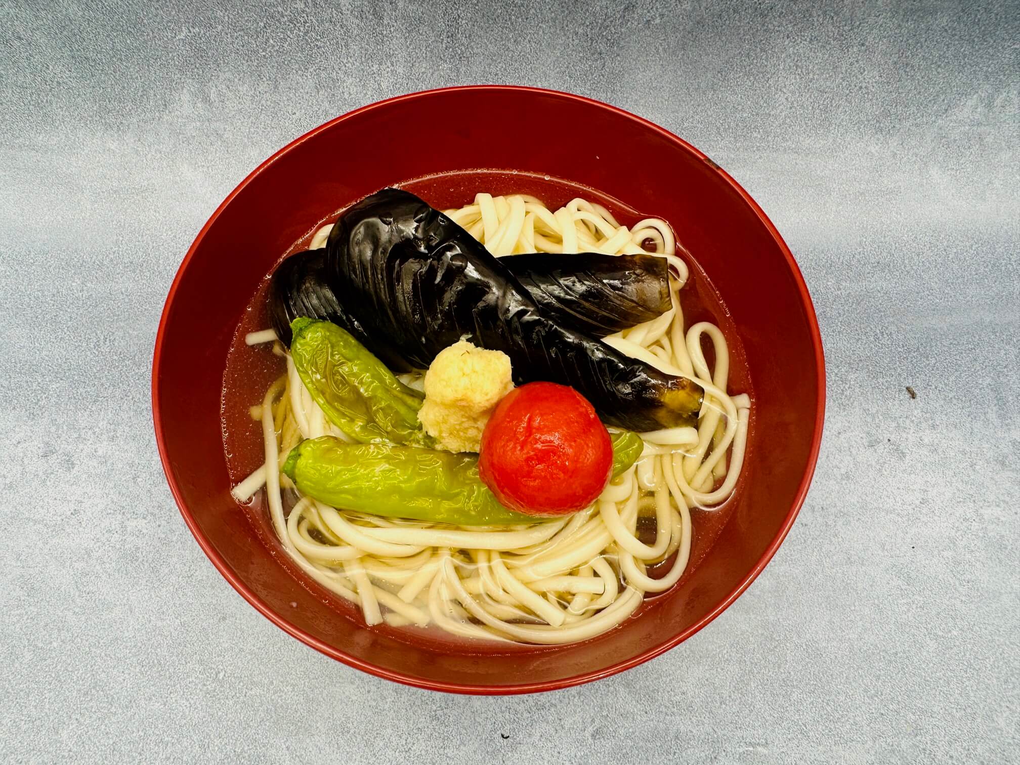 Fried Eggplant Udon