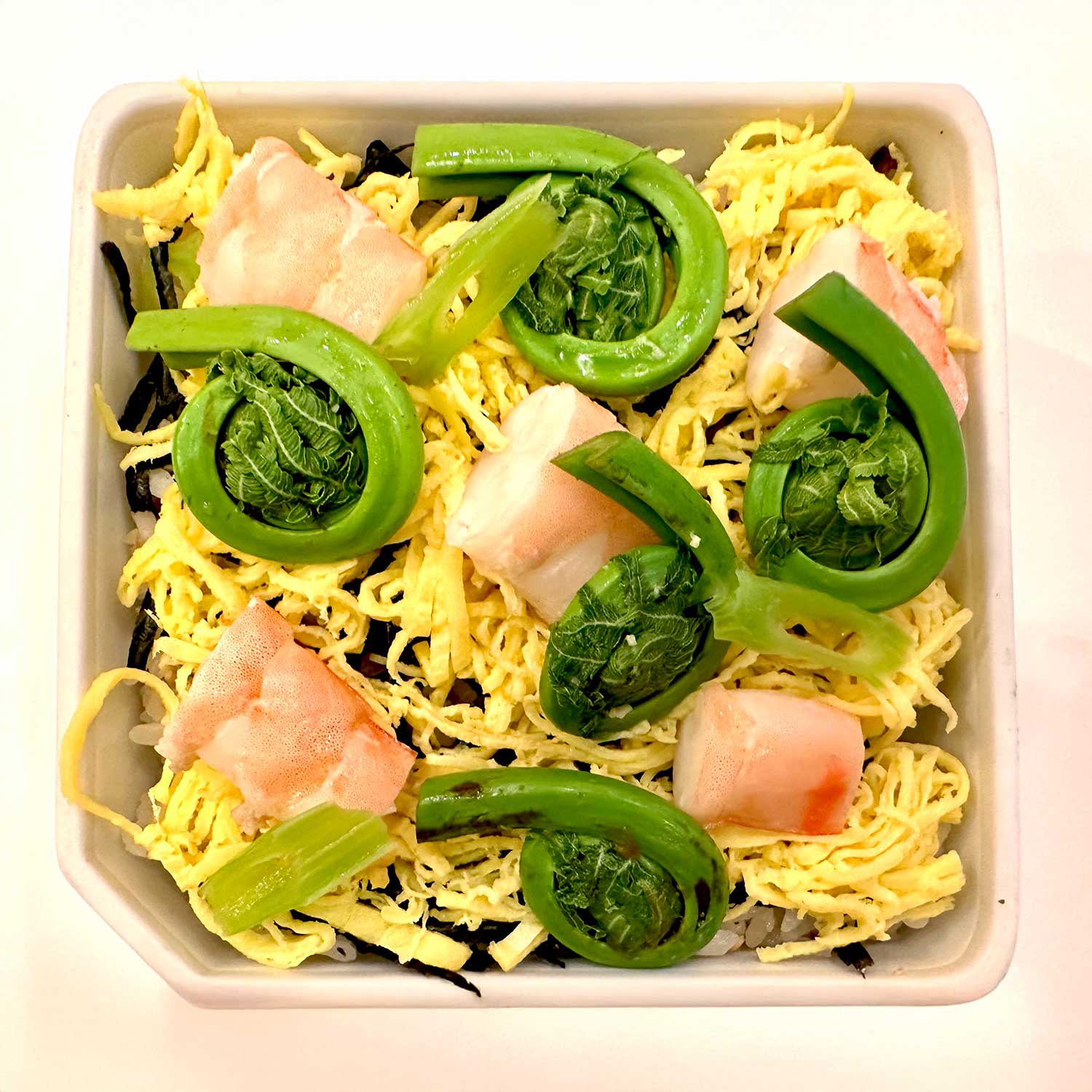 Fiddlehead Chirashi-Zushi