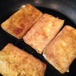 marinated tofu cooked