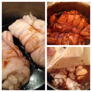 rolled chicken cooking