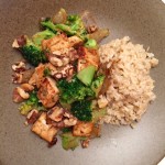 tofu and broccoli